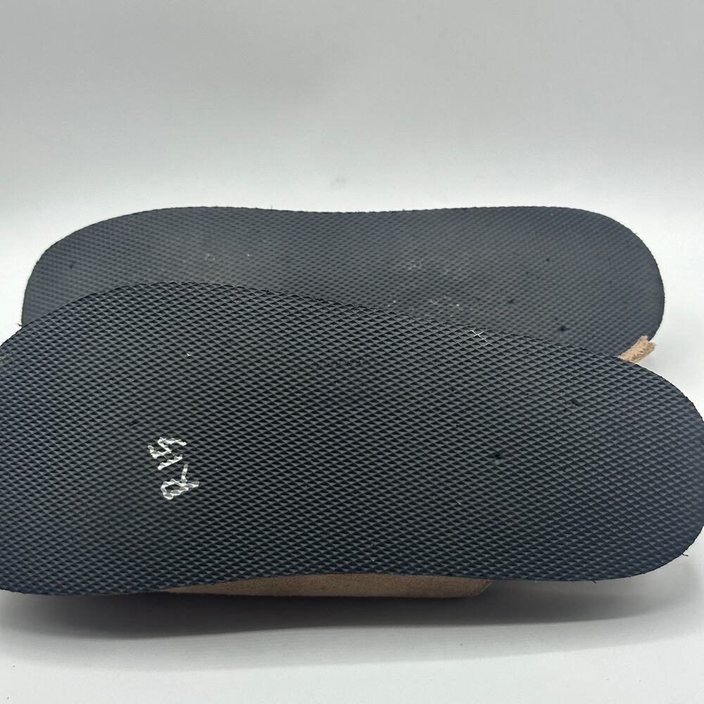 ANTHROPOLOGIE x PILCRO Suede Leather Slingback Mules Tan Taupe Sz 40/10 - Picture 7 of 8